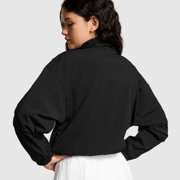 PINK by Victoria’s Secret zip tech jacket in black - Picture 4 of 8